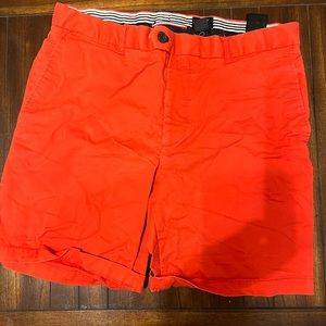 Red shorts